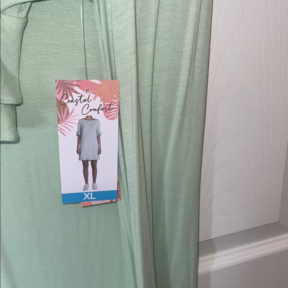 Green Ruffle Sleeve Top - Picture 4 of 5